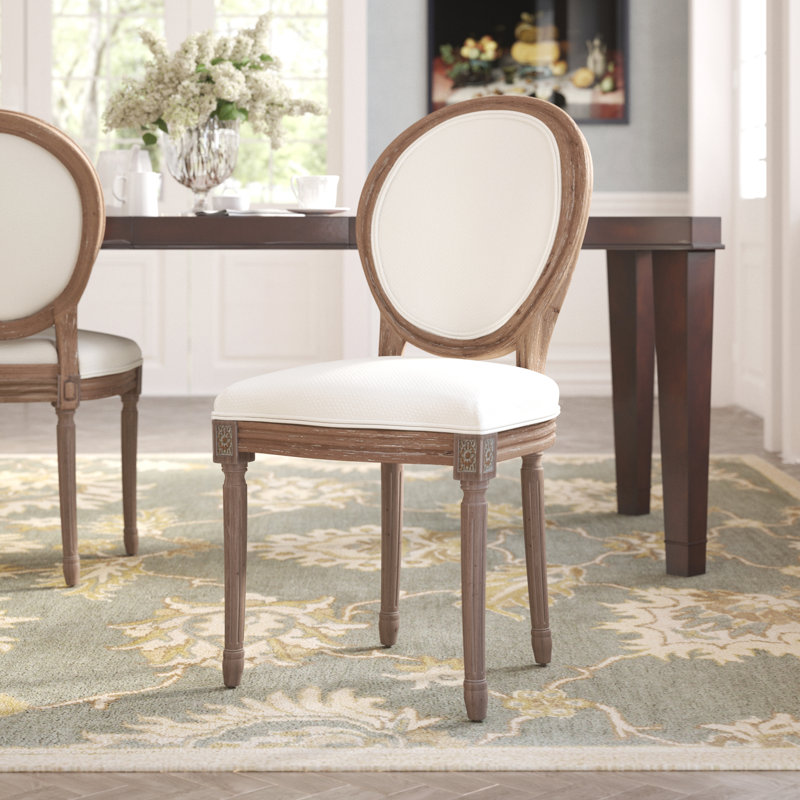 Ophelia & Co. Haleigh Upholstered King Louis Back Side Chair & Reviews